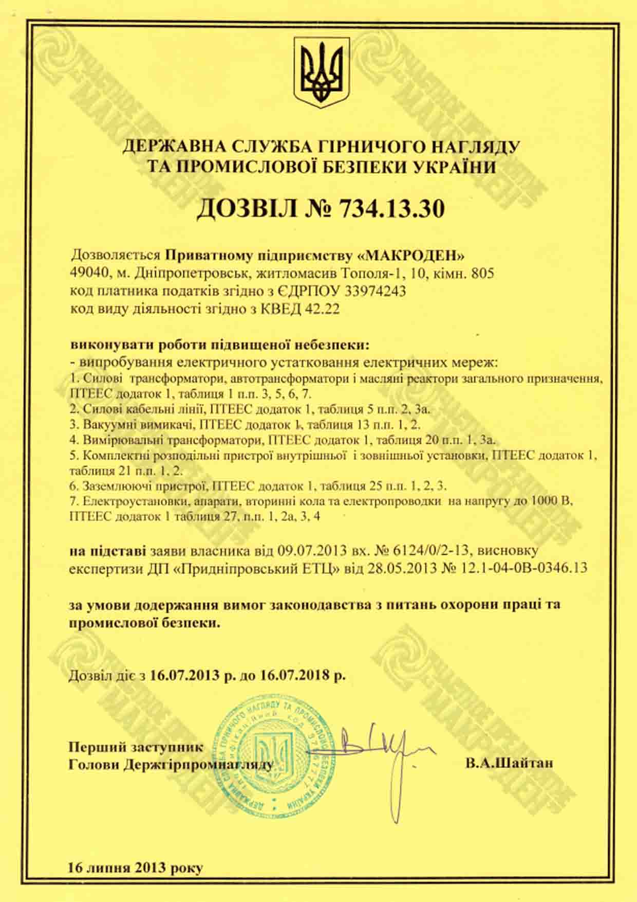 Разрешения